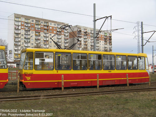 Sk�ad 805Na #1808''+1809'' [10] 6.03.2007r., Kra�c�wka - ul. Rokici�ska/ August�w. Foto: Przemys�aw Bakaj (c)