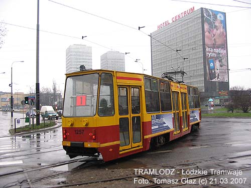 Sk�ad 2x 805Na #1251+1257 [1], 21.03.2007r., ul. Narutowicza/ Kili�skiego. Foto: Tomasz G�az (c)