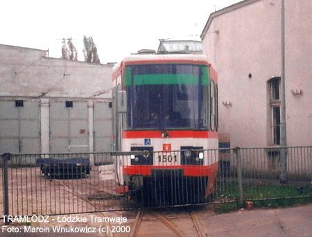 Konstal #1501, 2000r., ZRT - ul. Tramwajowa. Foto: Marcin Wnukowicz (c)
