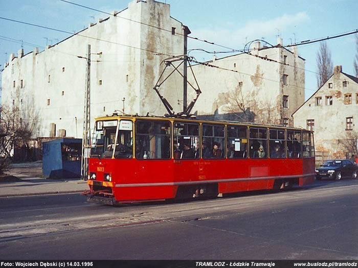 805Na #1603 [1], 14.03.1995r., ul. Kili�skiego. Foto: Wojciech D�bski (c)