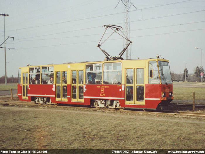805Na #1722 [29], 15.02.1995r., ul. Rokici�ska/ Puszkina. Foto: Tomasz G�az (c)