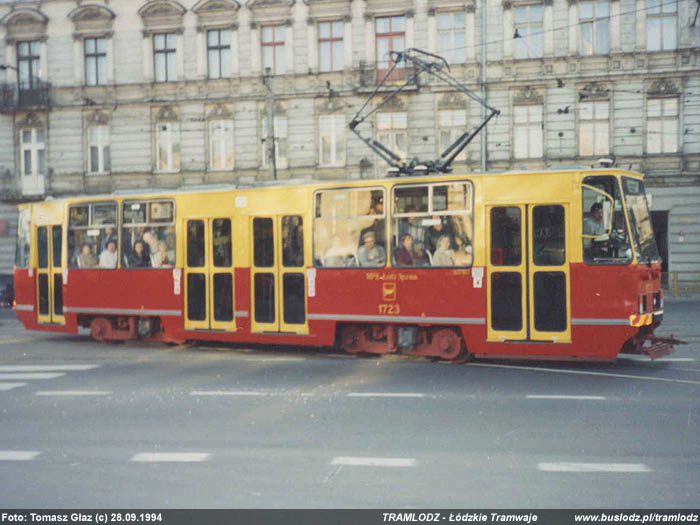 805Na #1723 [19], 28.09.1994r., Al. Ko�ciuszki/ ul. Zielona. Foto: Tomasz G�az (c)