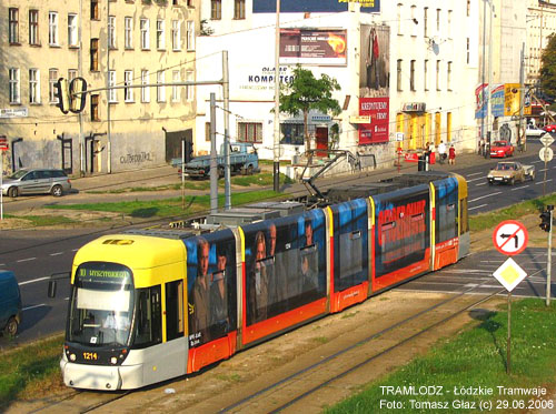 Cityrunner #1214 [10], 29.06.2006r., Al. Mickiewicza/ ul. W�lcza�ska. Foto: Tomasz G�az (c)
