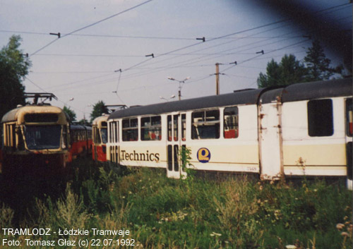 Konstal 803N #3469 [-], w dniu 22.07.1992r. ZKT-3 Chocianowice. Foto: Tomasz G�az (c)