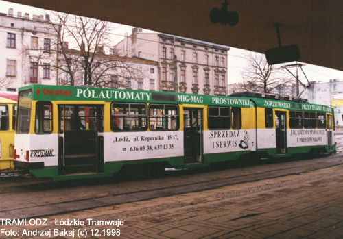 Konstal 803N #7 [46], 12.1998r., Kra�c�wka: ul. P�nocna. Foto: Andrzej Bakaj (c)