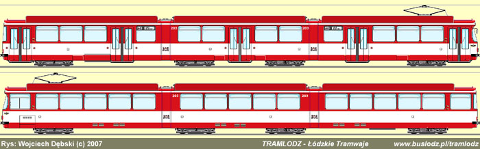 GT8 GEAMATIC Freiburg. Rys: Wojciech D�bski (c)