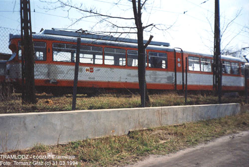 GT6 #4040 [-] 31.03.1994r., teren zajezdni na Brusie. Foto: Tomasz G�az (c)