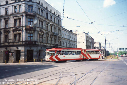 GT6 #4041 [-] 4.06.1992r., ul. Zachodnia/ Legion�w. Foto: Tomasz G�az (c)