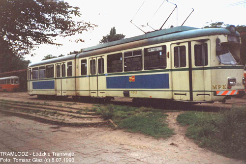 GT6 #4043 [-] 8.07.1993r., ul. Ogrodowa. Foto: Tomasz G�az (c)
