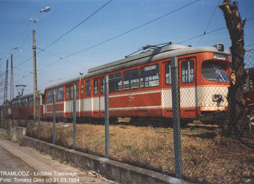 GT6 #4046 [-] 31.03.1994r., teren zajezdni na Brusie. Foto: Tomasz G�az (c)