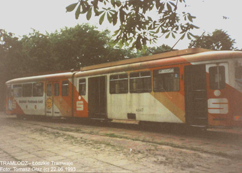GT6 #4047 [43] 22.06.1993r., kra�c�wka - ul. P�nocna. Foto: Tomasz G�az (c)